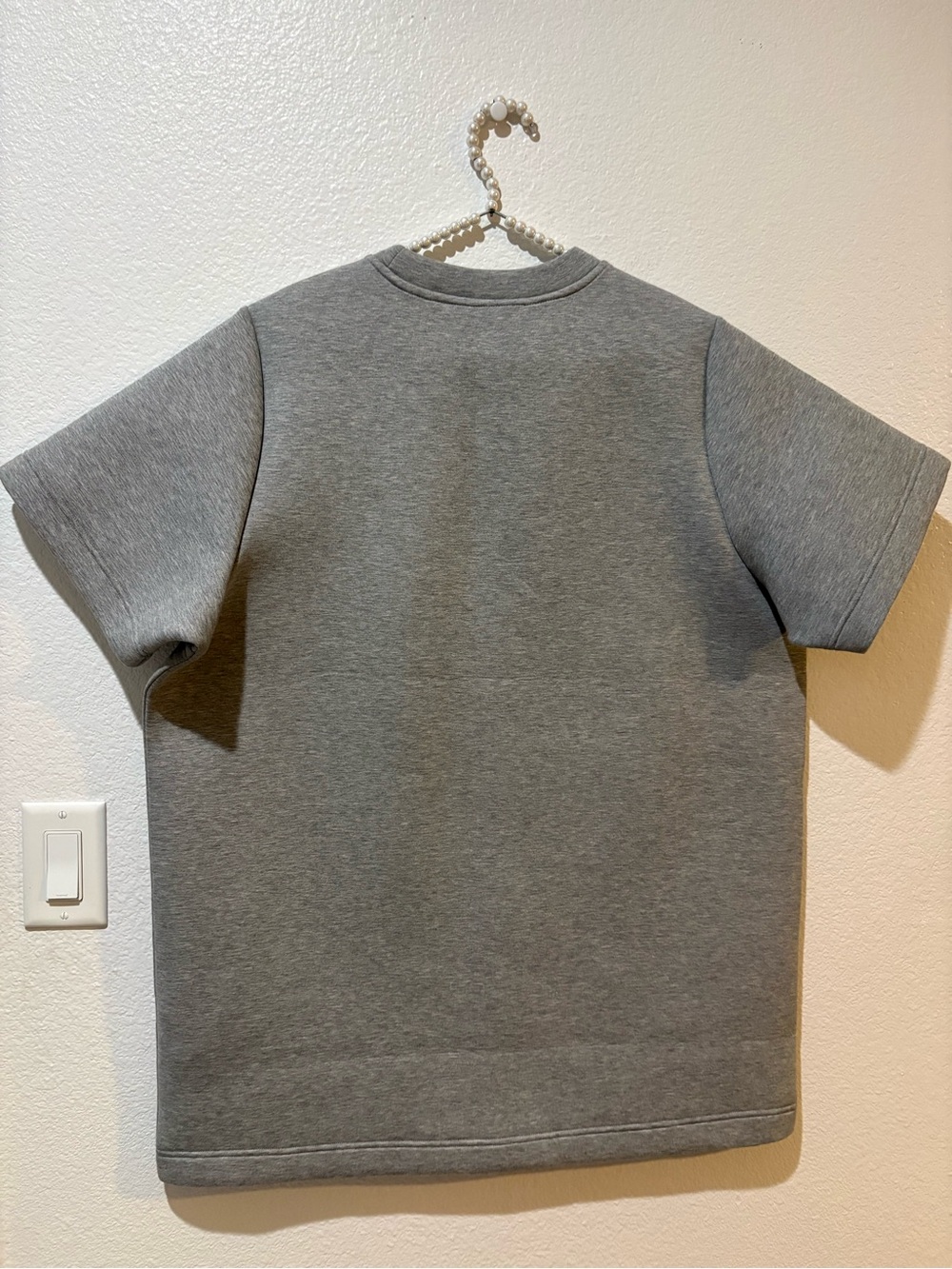 NEW Marimekko Large Gray Scuba Paalu Unikko Tunic Top - Picture 7 of 10